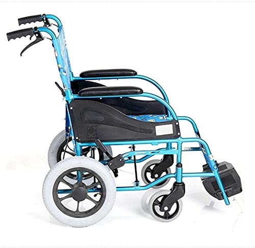 sillas de Ruedas Silla de Ruedas Manual Liviana Plegable multifunción para niños, para niños Implementación de Silla de Ruedas Plegable Ultraligera Silla de Ruedas Manual Alma