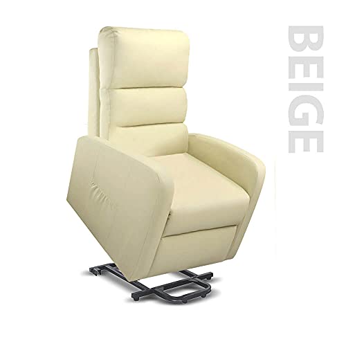 Sillón Masajeador Levantapersonas Total Relax - Disponible en varios Colores, Beige