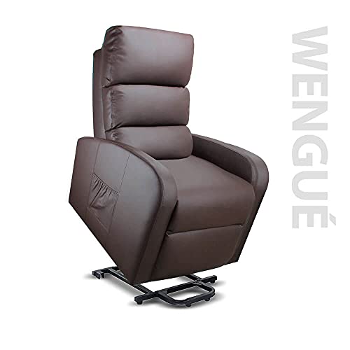 Sillón Masajeador Levantapersonas Total Relax - Disponible en varios Colores, wengue