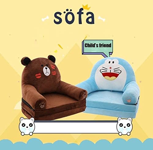 Sillón reclinable de jardín Dibujos animados de sofá for niños, sillón for niños Taburete for niños Sofá de felpa Bikachu Kitten Niños Juguetes Sofá plegables Sofá Juguetes Sofá Silla de aprendizaje S