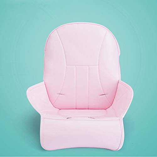 Sinbide Trona - Silla Alta de Bebé con Bandeja Extraíble Mediante Clip (Limpieza Sencilla) y 4 Ruedas Portátil Plegable Cómodo Marrón Rosa Verde (Rosa)