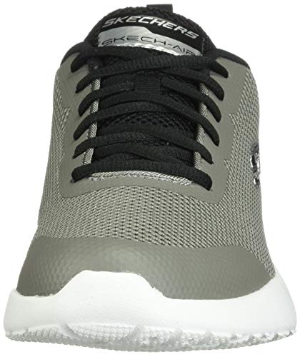 Skechers - Zapatillas de caña baja para hombre, gris (Carbón/Negro), 41 EU