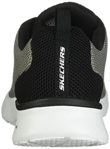 Skechers - Zapatillas de caña baja para hombre, gris (Carbón/Negro), 41 EU