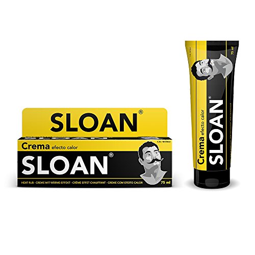 SLOAN Crema De Efecto Calor Para Músculos Y Ligamentos, Negro, 75 ml