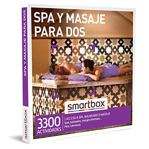 Smartbox - Caja Regalo SPA y Masaje para Dos - Idea de Regalo para Parejas - 1 Actividad de Bienestar para 2 Personas