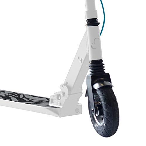 SmartGyro Xtreme XD Patín eléctrico para niños y jóvenes, ruedas 8", 3 velocidades, plegable, ligero, autonomía de 18 Km, batería de litio, freno eléctrico, Scooter, luces traseras, Blanco