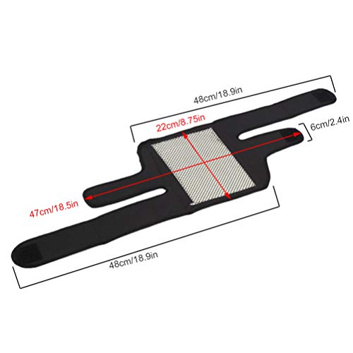 Smosyo Rodilleras Terapia de Campo magnético autocalentable Protector de Rodilla Faja de cinturón Soporte de Rodilla compresión para osteoartritis y Dolor de Rodilla para el Ocio y Todo Tipo