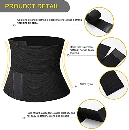 SOFACTY Cinturón De Vientre Posparto Snatch Me Up Bandage Wrap Fajas Reductoras Corset para Mujer Cinturon Despues De Embarazo Recuperación Abdominal Lumbar Apoyo Corses,3m