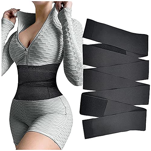 SOFACTY Cinturón De Vientre Posparto Snatch Me Up Bandage Wrap Fajas Reductoras Corset para Mujer Cinturon Despues De Embarazo Recuperación Abdominal Lumbar Apoyo Corses,3m