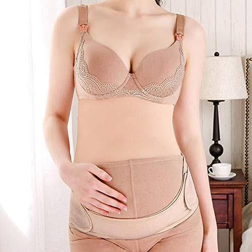 SOFIT Cinturón de Maternidad, Embarazo Cinturón, Apoyo Durante el Embarazo, Cintura y Abdomen Faja de Premamá,Cinturón Pélvico Postparto (Beige)