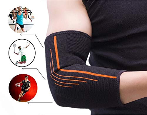 SOFIT GS08 Sports Activa Protección del Brazo Manguitos de Brazos - Compresión, Respirable, Sudar Absorbente, Anticolisión, Mejor Protección del Codo, Baloncesto, Tenis