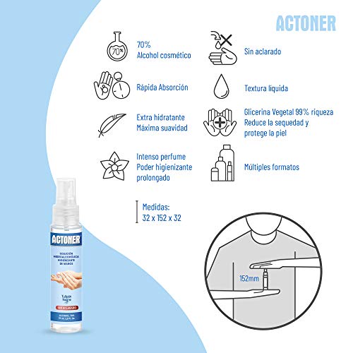 Solucion Hidroalcoholica Actoner Spray 75 ml