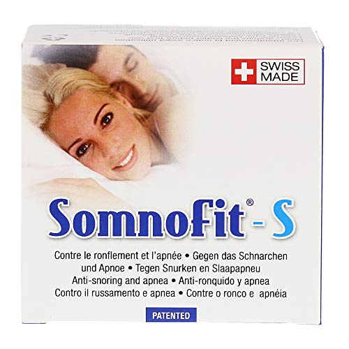 Somnofit-S - Férula dental - Antirronquidos - Solución para la apnea - Solución para el ronquido - Dispositivo de avance mandibular