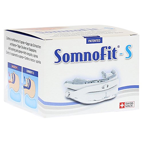 Somnofit-S - Férula dental - Antirronquidos - Solución para la apnea - Solución para el ronquido - Dispositivo de avance mandibular