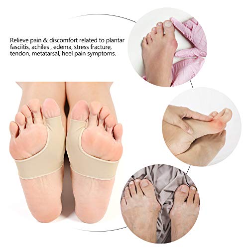 Sonew Juanete Corrector Almohadillas de juanete de Silicona Kit de Alivio de Guardia de pie Tratar Dolor para Hallux valgus Mangas Protectoras(S)