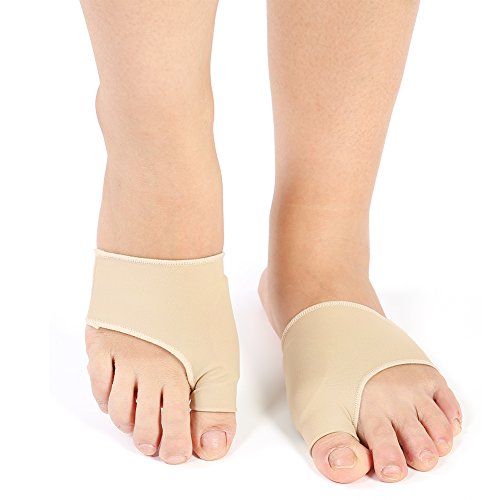 Sonew Juanete Corrector Almohadillas de juanete de Silicona Kit de Alivio de Guardia de pie Tratar Dolor para Hallux valgus Mangas Protectoras(S)