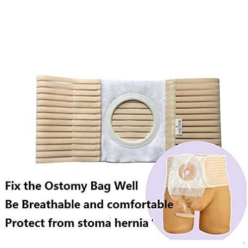 SOPORTE ABDOMINAL Ostomy Beltabdominal Hernia Ayuda Cinturón de soporte Ostomía ajustable Cinturón de hernia para hombres Mujeres postoperatorias después de la colostomía Cirugía de ileostomía 6.28