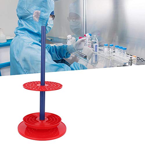 Soporte de Pipeta Multipropósito Rojo de Alta Calidad, Gradillas de Pipeta de Laboratorio, Accesorios de Pipeta de Laboratorio para Laboratorios Hospitalarios