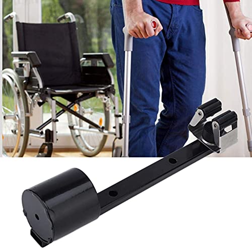 Soporte de Soporte de muleta portátil, Andador portátil Muletas, Soporte para bastón soporte para muletas Soporte para bastón Bastón para scooter para silla de ruedas Andador para silla de ruedas