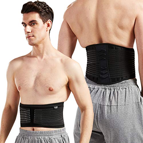 Soporte lumbar para espalda para hombres y mujeres (regular 28 - 50 pulgadas)