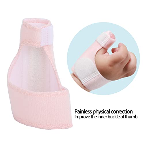 Soporte para el Pulgar, Cierre de Gancho Y Bucle Soporte para el Pulgar del Bebé Seguro para la Piel para la Fijación de Fracturas de Esguince para Niños Pequeños para la Corrección del(XS)