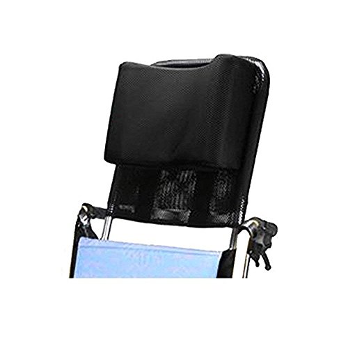 Soporte Para La Cabeza Del Reposacabezas De La Silla De Ruedas Cómodo Asiento Almohada De Cojín Trasero,Acolchado Ajustable Para Adultos Accesorios De Silla De Ruedas Universales,16"-20",Black