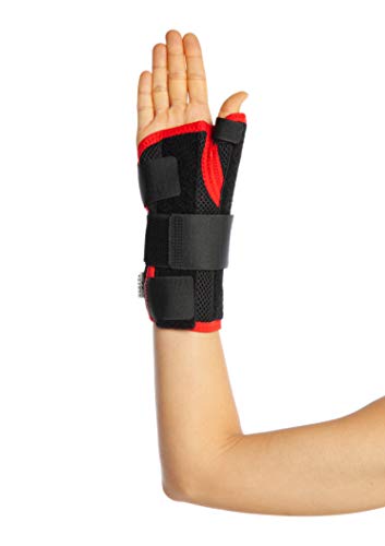 Soporte para muñeca con férula para el pulgar, ayuda al síndrome de túnel carpiano, tendinitis ajustable para la mano derecha e izquierda