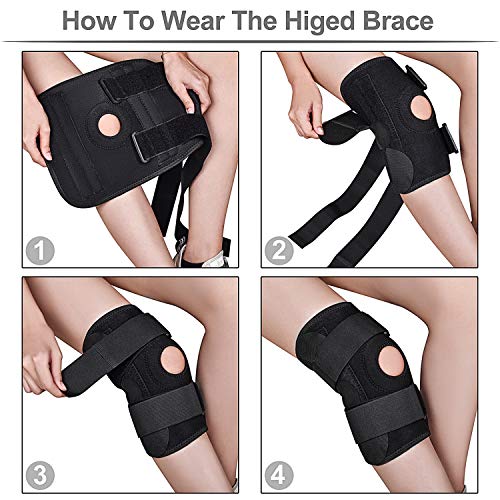 Soporte para rodilleras ACL,LCL,MCL,desgarro de menisco, artritis, dolor de tendinitis.