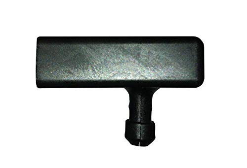 Soportes para listones de cama de barras laterales, pack de 10 unidades, metal, negro, 52 mm