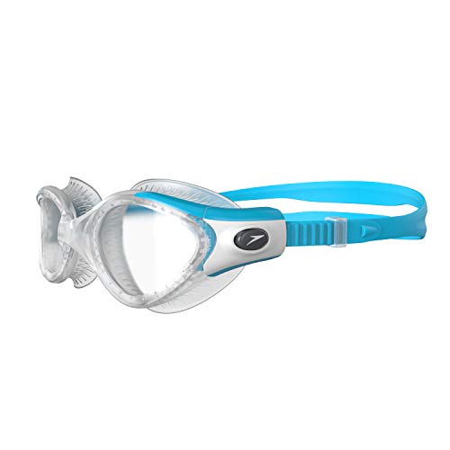 Speedo Futura Biofuse Flexiseal Gafas de Natación, para mujeres, Azul/Transparente, Talla Única