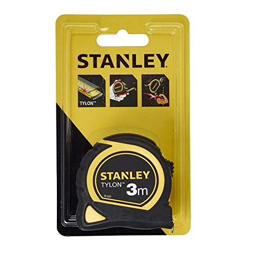 STANLEY 1-30-687 Flexómetro de Cinta de Acero, Único, 3 m