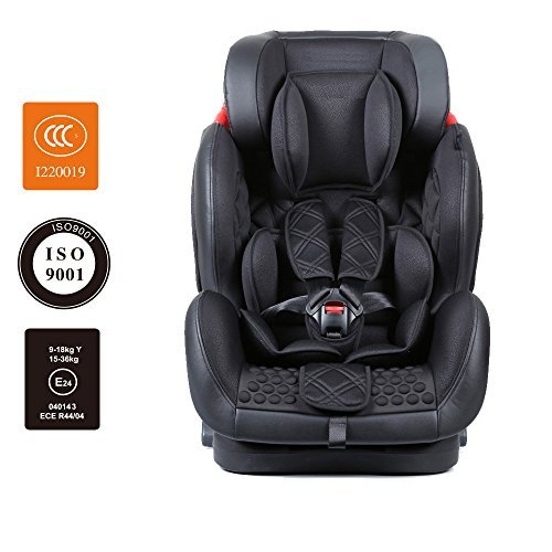 Star Ibaby BQ-06 - Silla de coche Reclinable con Isofix SPS, Grupo 1 2 3 (9-36 kg)