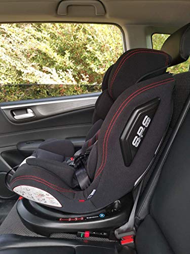 Star Ibaby - Silla de coche grupo 0+/1/2/3 Isofix rotación 360º - Black Edition