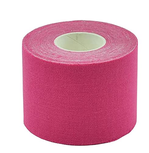 Sumedtec - Kinesiotape, Modelo Sumetape, Venda neuromuscular adhesiva, Alivio dolor muscular, Elásticas, Impermeable, Vendaje kinesiológico, Apto para múltiples zonas, Rollo, 5x5 cm Rosa