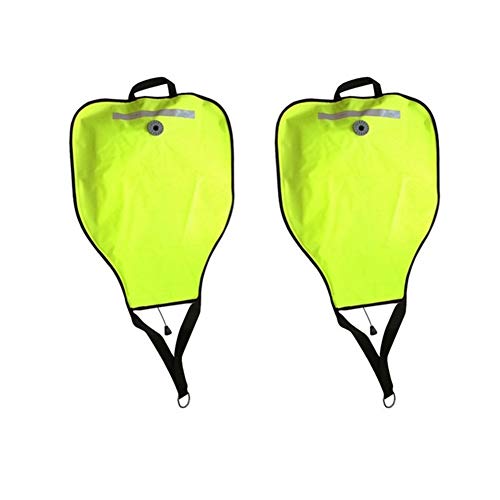 Sumiso 210D Nylon 50 libras de buceo Bolsa de elevación con la presión de la válvula de alivio de rescate salvamento Ascensor bolsa de equipo de snorkel buceo submarino Fresco ( Color : Yellow 2PC )