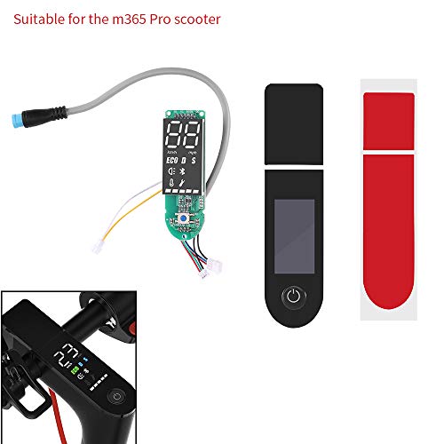 Sunsbell Placa de Circuito de Scooter Kit de Panel de Interruptores Original con Pantalla Digital para Scooter Compatible con Xiaomi Mijia M365 / M365 Pro (Negro)