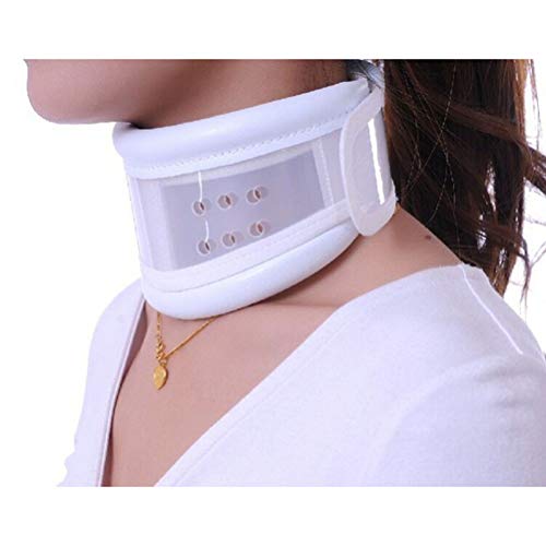 SUPVOX Collarín Cervical Ajustable Terapia para Recuperación del dolor Lesiones Aliviar Dolor de Migrañas para Cuello Rígido Tamaño L (Blanco)