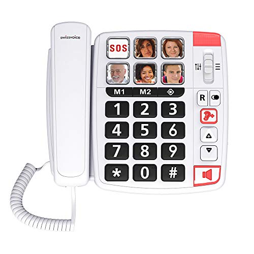 swissvoice TELEFONO Fijo SOBREMESA, Blanco