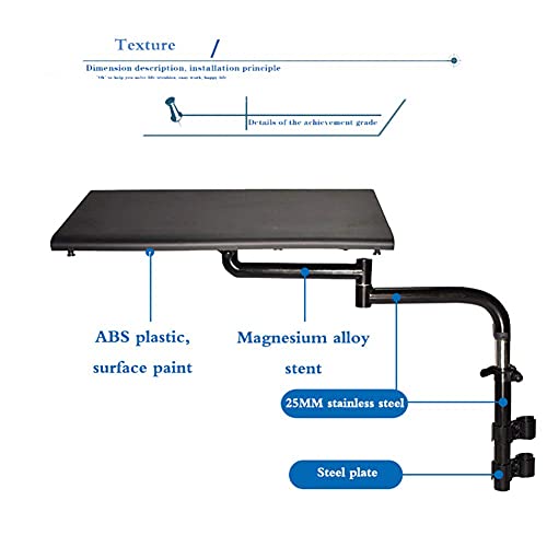 SXFYGYQ La Bandeja para Silla De Ruedas, La Mesa para Silla De Ruedas Y La Mesa para Bandeja Móvil Le Permiten Tener Una Dieta Estable, Leer, Descansar Y Escribir