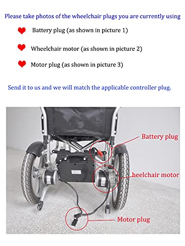 sZeao Accesorios De Silla De Ruedas Eléctrica, Palanca De Mando Impermeable del Brazo para El Controlador Eléctrico De La Silla De Ruedas