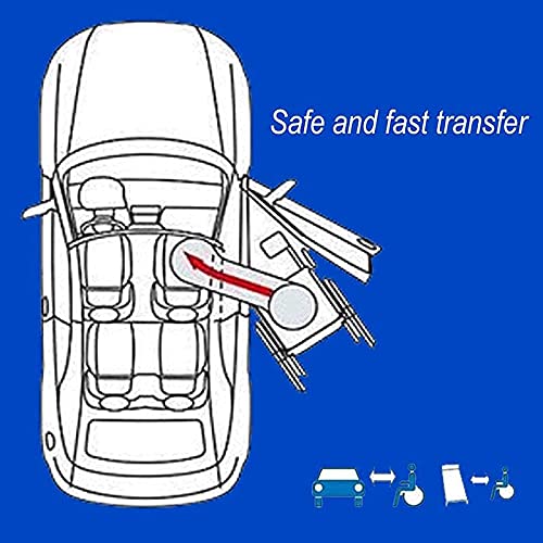 Tablero Transferencia Deslizante Curvo para Sillas Ruedas, Tablero Deslizamiento Ayuda Transferencia Asiento Giratorio para Transferir Al Paciente La Silla Ruedas A La Cama, Inodoro, Automóvil