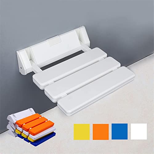 Taburete de ducha Taburete de baño Asiento de ducha montado en la pared Asiento de baño plegable Taburete de baño Inodoro Asiento de ducha plegable Silla de baño en espera Silla (Color: Y504) Sil