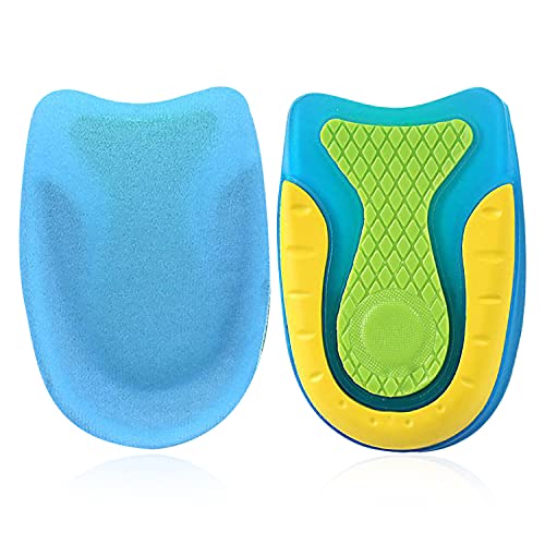 Talonera de silicona de gel ortopédico creciente talla L para proteger el dolor de talón y aliviar las espinas calcáneas, fascitis plantar, tendinititis en tus zapatos.