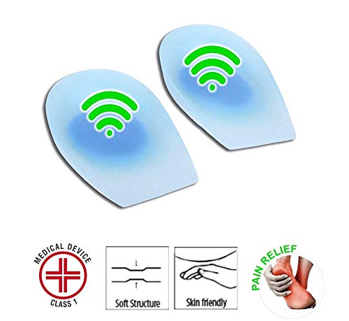 Taloneras de Silicona para fasciitis plantaris y protuberancias óseas, Espolones del talón. 2 pcs