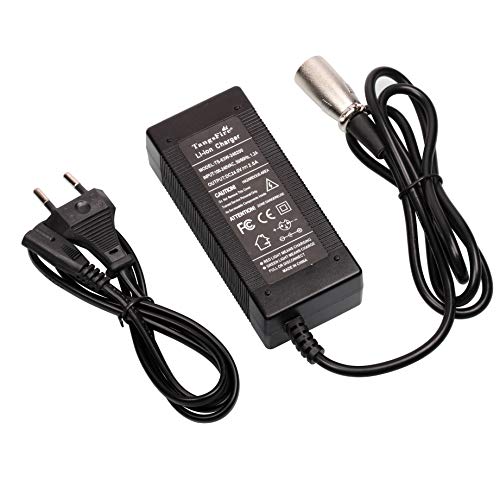 TangsFire Cargador de batería Plomo-ácido 24V 2A para Scooter eléctrico Bicicleta eléctrica Silla de Ruedas Carrito de Golf (Conector XLRM)