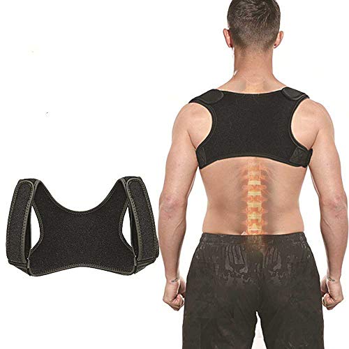 TANXM Entrenador Corrector De Postura De Espalda Invisible Soporte De Hombro Ajustable Soporte Recto Soporte De Clavícula Hombres Mujeres Adultos Niños