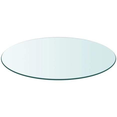 Tapa de Cristal para Mesa Redonda en Varias Medidas con Forma Circular Vidrio (Redondo 90 cm)