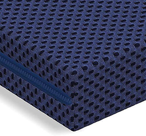 Tecnocolchón Cojín Antiescaras Visco Air | Funda Lavable a 60ºC para una Mejor higiene | 40x40x6 cm | Reversible con 2 Lados Diferentes de firmeza