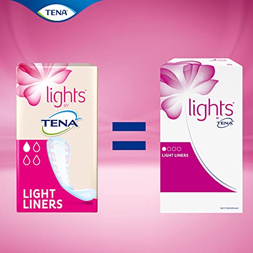 Tena Light Liners, Protege slips Incontinencia, 140 Unidades (5x28)