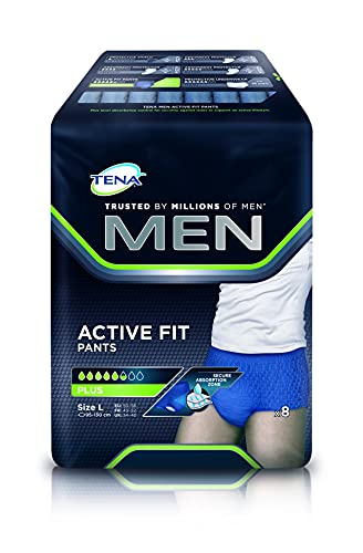 Tena men active fit plus tamaño grande vejiga debilidad pantalones.